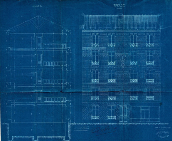 5 rue Florian : permis de construire.