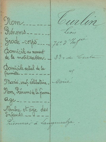 TURLIN Léon