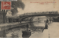 39. Le passage du canal de l'Ourcq, de Pantin à Paris.