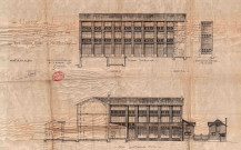 37-39 rue Victor-Hugo, construction d'une usine avec pavillon d'habitation : permis de construire.