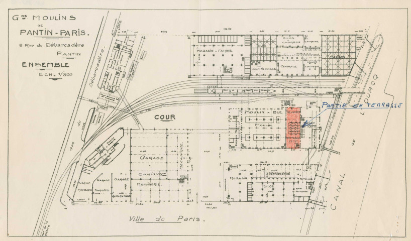 9 rue du Débarcadère : permis de construire.