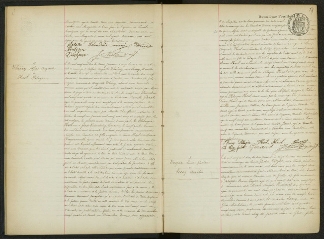 Commune de Pantin : registre des actes de mariage.