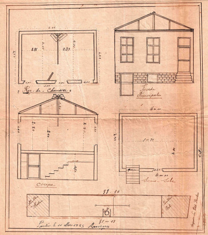 6 impasse du Petit-Pantin, construction d'un pavillon en fond de propriété : permis de construire.