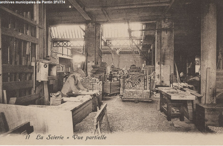 11. La scierie - vue partielle (Félix Louis).