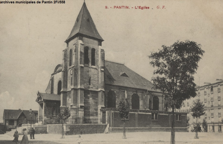 9. Pantin - L'église (église Saint-Germain).