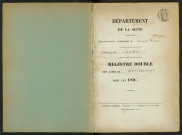 Commune de Pantin : registre des actes de naissance.