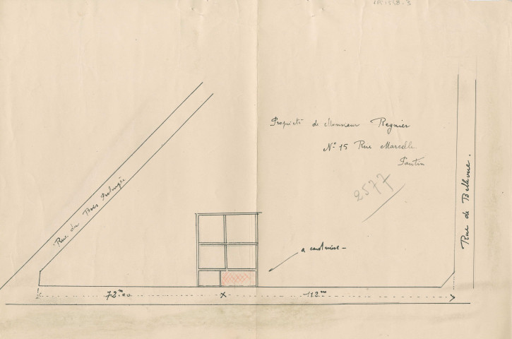 15 rue Marcelle, agrandissement d'un pavillon : permis de construire.