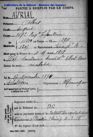 AVRIAL Albert