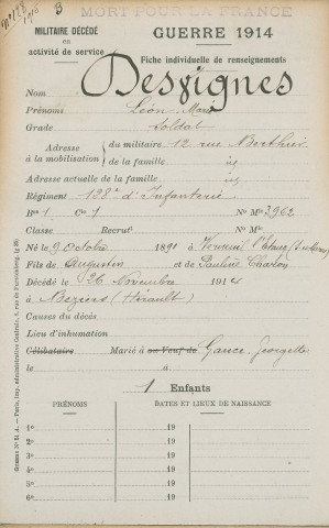 DESVIGNES Léon Marie