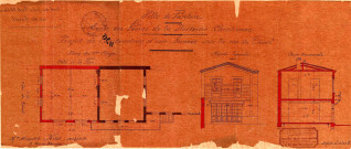 Rue du Canal [actuel mail Charles-de-Gaulle]. - École des frères de la doctrine chrétienne, projet de construction d'une annexe : permis de construire.