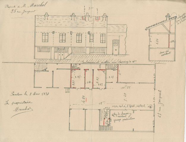 25 rue Jacquart : permis de construire.