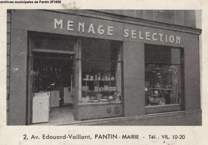 Ménage sélection (document publicitaire).