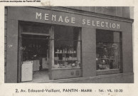 Ménage sélection (document publicitaire).