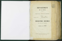 Commune de Pantin : registre des actes de naissance.