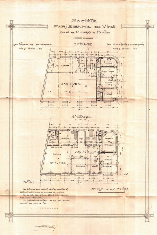 [31] quai de l'Ourcq, construction à usage de magasins : permis de construire.