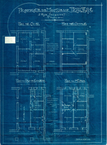 5 rue Jacquart : permis de construire.