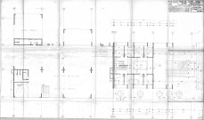 Centre administratif (devenu Centre national de la danse). - Projet de construction : plan de l'entresol syndicats.