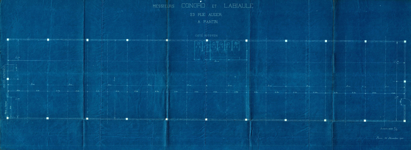 23 rue Auger : permis de construire.