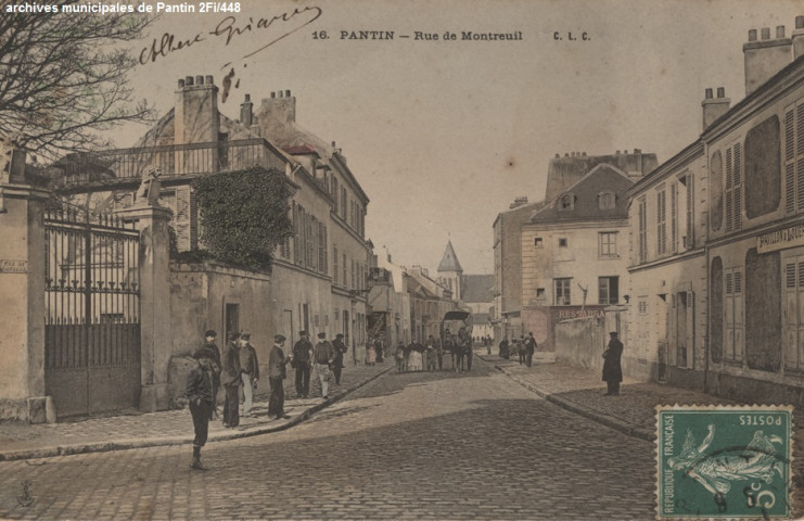 16. Pantin - Rue de Montreuil.