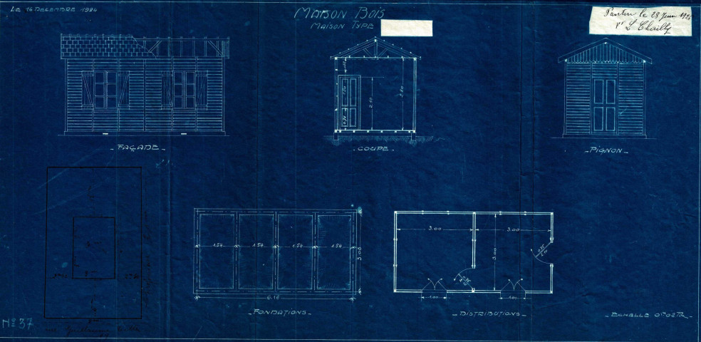 19 rue Guillaume-Tel : permis de construire.