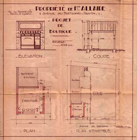 2-3 avenue des Bretagnes : permis de construire.