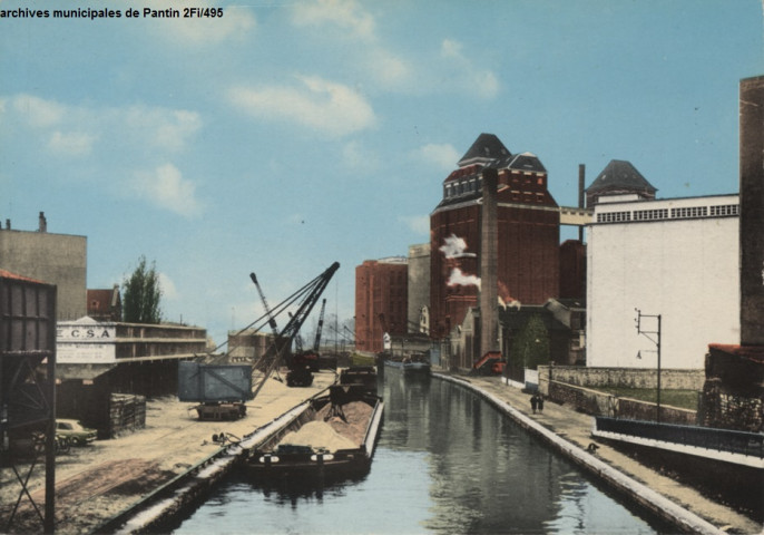 Le moulin de Pantin (canal).