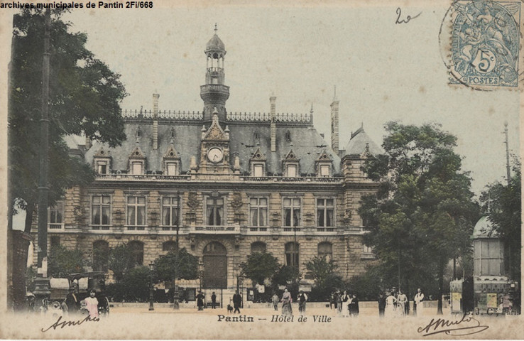 Pantin - Hôtel de ville.