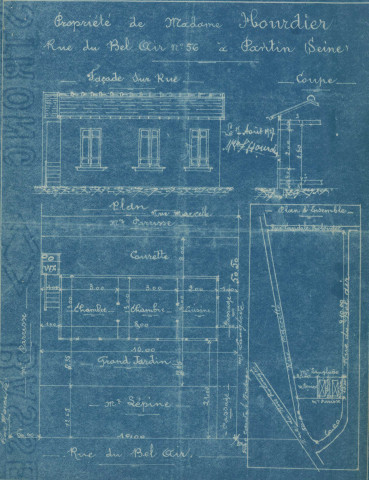 56 rue du Bel-Air : permis de construire.