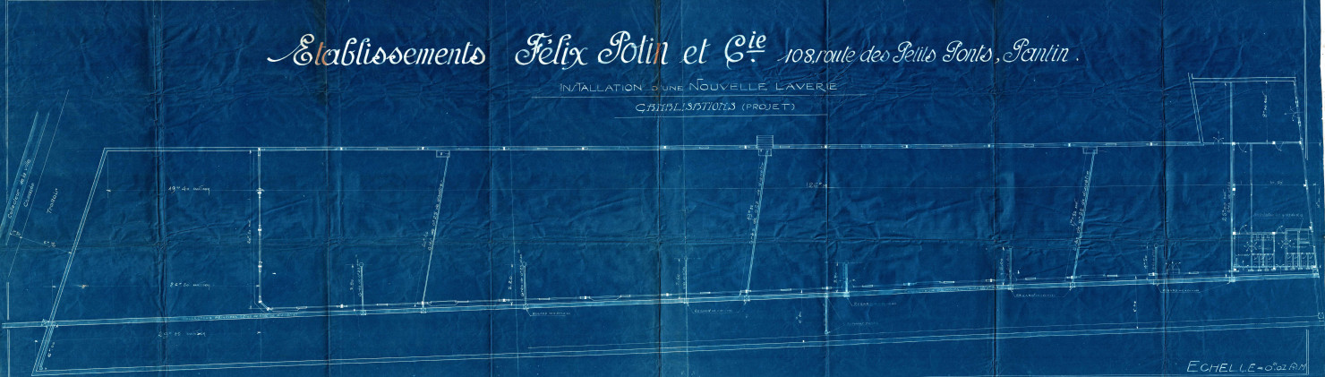 Rue La Guimard [ancienne rue du Port] et 108 avenue du Général-Leclerc [ancienne route des Petits-Ponts], installation d'une laverie : permis de construire.