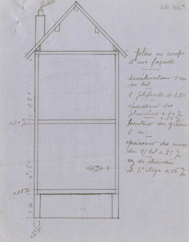 Rue Marie-Thérèse, rue Westermann et rue Boieldieu : permis de construire.