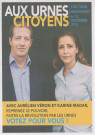 Élections régionales des 6 et 13 décembre 2015. - Premier tour : profession de foi de la liste Aux urnes citoyens.