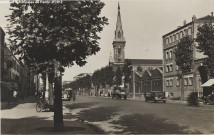 Avenue Jean-Jaurès et église Sainte-Marthe (fabrique de margarine).