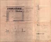 39 rue Étienne-Marcel, transformation d'une charcuterie : permis de construire.