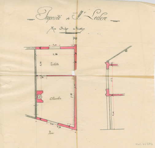 33 rue Auger, projet de construction : permis de construire.