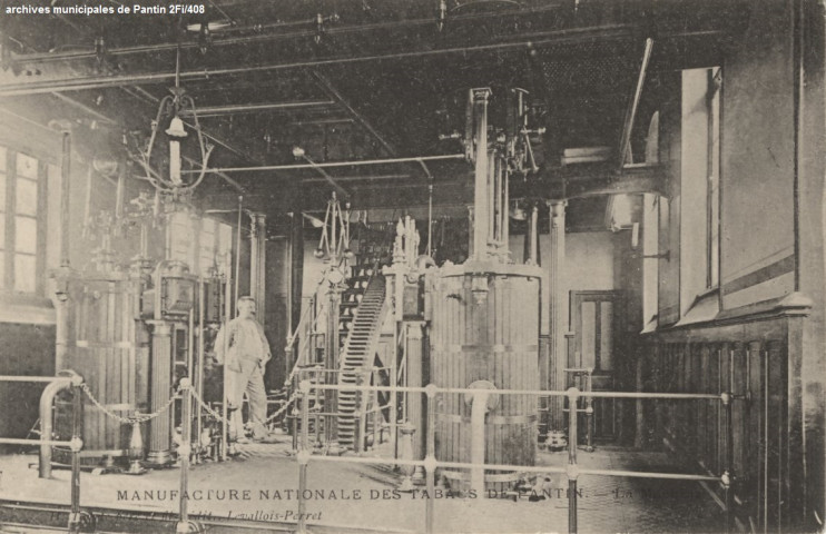 Manufacture nationale des tabacs de Pantin - La machine.