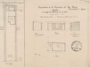 13 bis rue Palestro, construction d'un hangar à usage de débarras et de cave en fond de propriété : permis de construire.