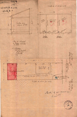 41 rue de Candale-Prolongée : permis de construire.
