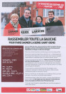 Élections départementales des 22 et 29 mars 2015. - Canton Pantin-Le Pré-Saint-Gervais, second tour : tract « Rassembler toute la gauche pour faire gagner la Seine-Saint-Denis » de Gauche rassemblée pour Pantin et le Pré.