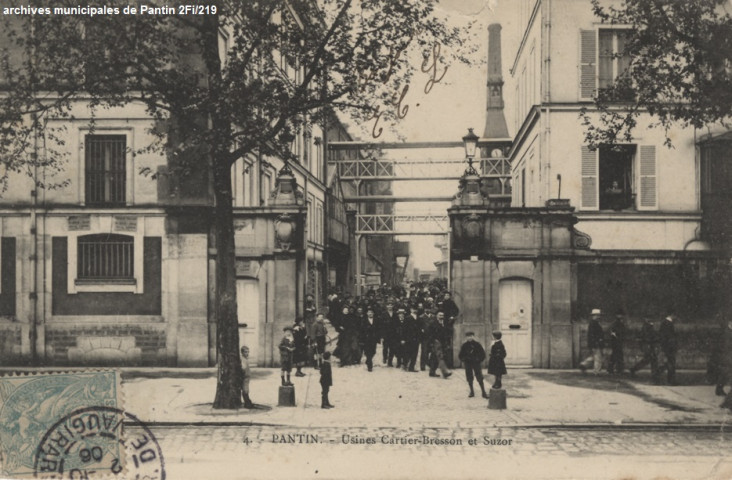 4. Pantin - Usine Cartier-Bresson et Suzor.