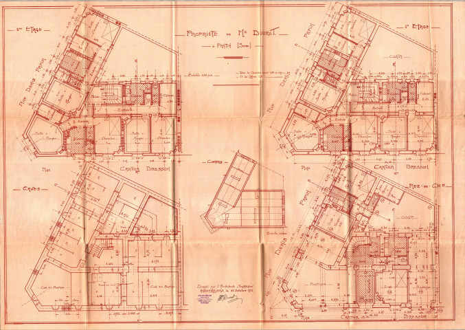 52 rue Denis-Papin et 41 rue Cartier-Bresson : permis de construire.
