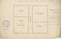 6 rue Parmentier, construction d'un pavillon d'un rez-de-chaussée : permis de construire.