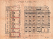 3 rue Théophile-Leducq et rue Charles-Auray [ancienne rue de Montreuil], construction d'un immeuble de six étages : permis de construire.