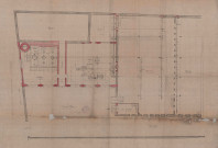 27 rue Gabrielle-Josserand [ancienne rue des Écoles], travaux d'agrandissement et de reconstruction du mur de clôture : permis de construire.