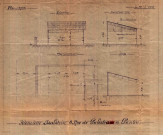 8 rue Palestro, construction d'un hangar métallique : permis de construire.