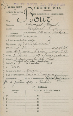 BOUR Georges