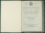 Commune de Pantin : registre des actes de naissance.