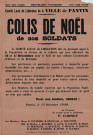 Colis de Noël de nos soldats : affiche.