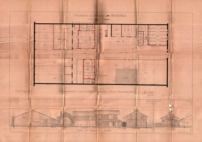 12 rue Auger, projet de construction d'un
magasin : permis de construire.