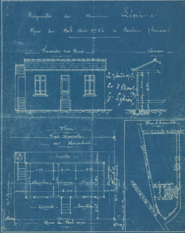 56 rue du Bel-Air : permis de construire.
