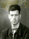 Portrait de Roger Hasenfratz : photographie noir et blanc.